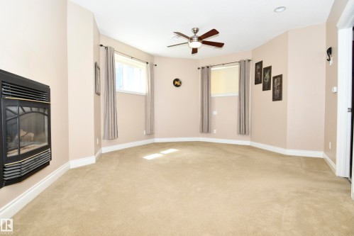 67 Shores Drive, Leduc, AB - Indoor With Fireplace