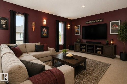 67 Shores Drive, Leduc, AB - Indoor Photo Showing Living Room
