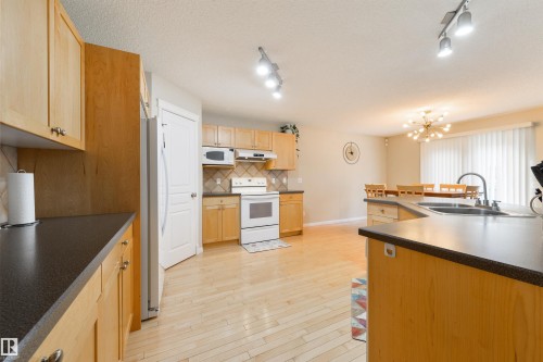 1215 Ormsby Lane, Edmonton, AB - Indoor Photo Showing Kitchen With Double Sink