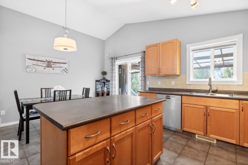 13419 140 Avenue, Edmonton, AB - Indoor Photo Showing Kitchen With Double Sink