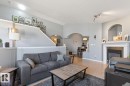 13419 140 Avenue, Edmonton, AB  - Indoor Photo Showing Living Room With Fireplace 