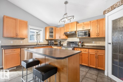 13419 140 Avenue, Edmonton, AB - Indoor Photo Showing Kitchen With Double Sink