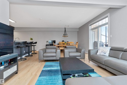 303 9828 112 Street, Edmonton, AB - Indoor Photo Showing Living Room