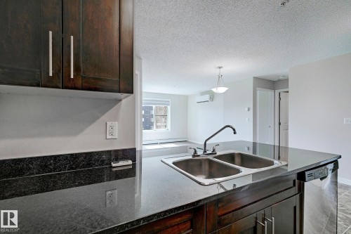 306 12035 22 Avenue, Edmonton, AB - Indoor Photo Showing Kitchen With Double Sink