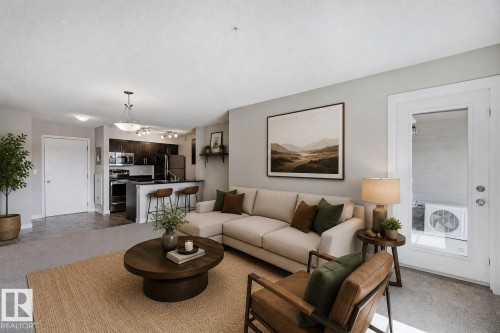 306 12035 22 Avenue, Edmonton, AB - Indoor Photo Showing Living Room