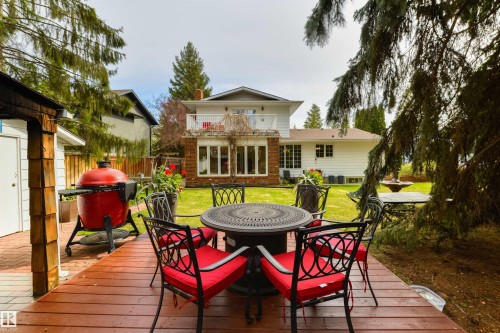 206 Wolf Willow Crescent, Edmonton, AB - Outdoor With Deck Patio Veranda With Exterior