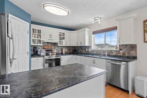 616 20 Street, Cold Lake, AB - Indoor Photo Showing Kitchen With Double Sink