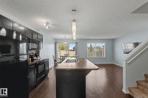 1747 Chapman Way, Edmonton, AB - Indoor Photo Showing Kitchen With Double Sink With Upgraded Kitchen