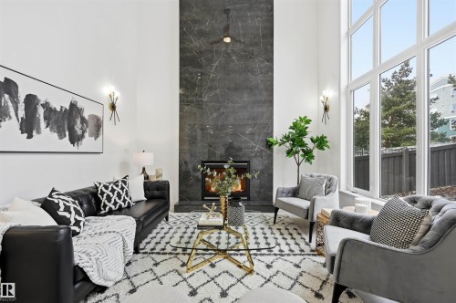 926 Thompson Place, Edmonton, AB - Indoor With Fireplace