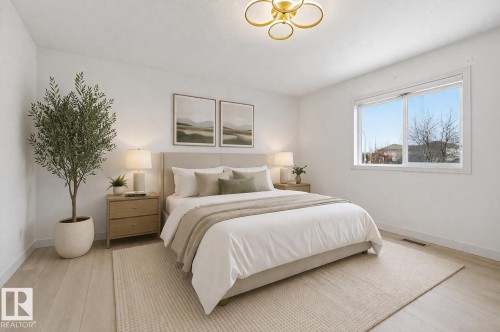 Virtually Staged - 926 Thompson Place, Edmonton, AB - Indoor Photo Showing Bedroom