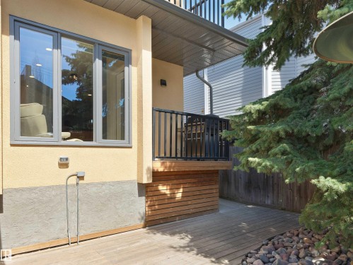 10725 University Avenue, Edmonton, AB - Outdoor With Deck Patio Veranda With Exterior