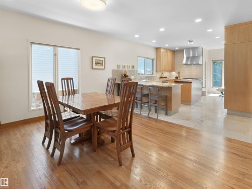 10725 University Avenue, Edmonton, AB - Indoor Photo Showing Dining Room