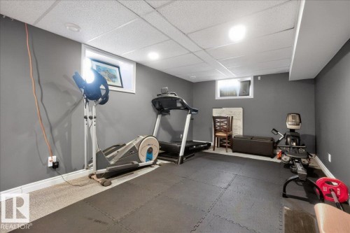 11645 125 Street, Edmonton, AB - Indoor Photo Showing Gym Room
