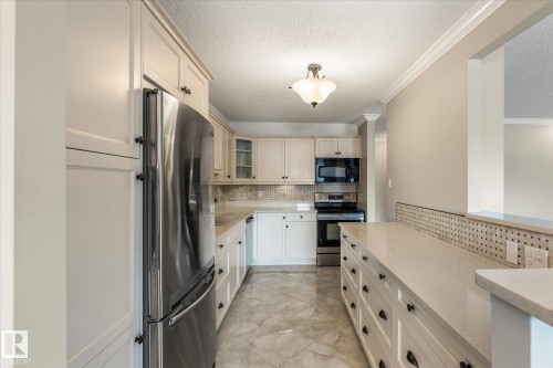 506 9929 113 Street, Edmonton, AB - Indoor Photo Showing Kitchen With Stainless Steel Kitchen