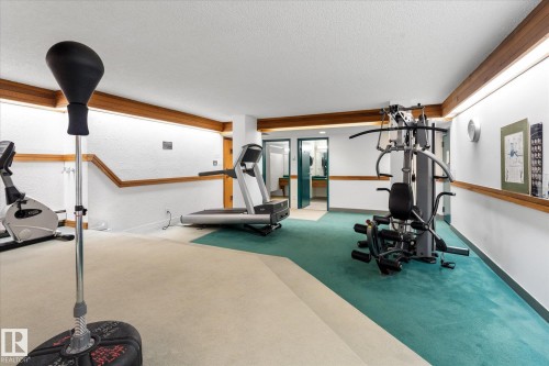 506 9929 113 Street, Edmonton, AB - Indoor Photo Showing Gym Room