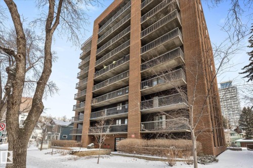 506 9929 113 Street, Edmonton, AB - Outdoor With Balcony