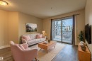 227 10535 122 Street, Edmonton, AB  - Indoor Photo Showing Living Room 