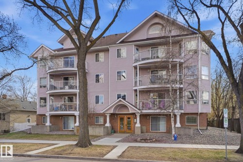 204 10827 85 Avenue, Edmonton, AB - Outdoor With Balcony With Facade