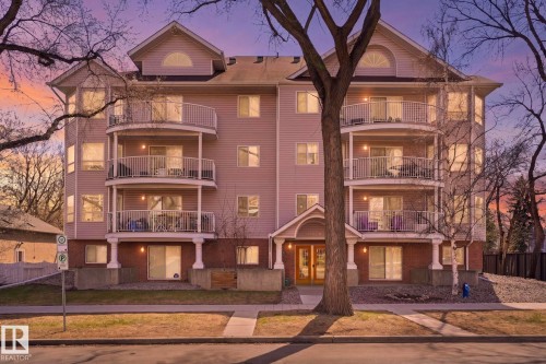 204 10827 85 Avenue, Edmonton, AB - Outdoor With Balcony With Facade
