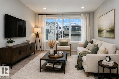 314 Hawthorn Way, Leduc, AB - Indoor Photo Showing Living Room