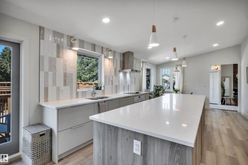 37 Glenmore Crescent, St. Albert, AB - Indoor Photo Showing Kitchen With Double Sink