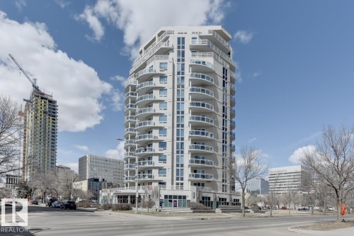 1201 10504 99 Avenue, Edmonton, AB - Outdoor With Balcony With Facade