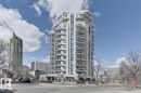 1201 10504 99 Avenue, Edmonton, AB  - Outdoor With Balcony With Facade 