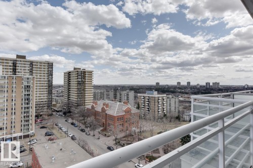 1201 10504 99 Avenue, Edmonton, AB - Outdoor With Balcony With View