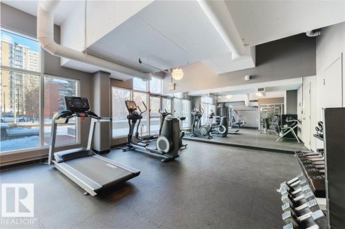 1201 10504 99 Avenue, Edmonton, AB - Indoor Photo Showing Gym Room