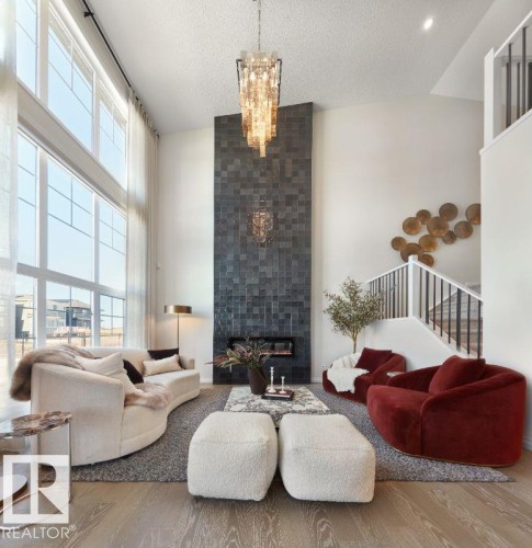 12844 211 Street, Edmonton, AB - Indoor Photo Showing Living Room