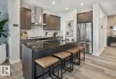 8739 224 Street, Edmonton, AB  - Indoor Photo Showing Kitchen With Stainless Steel Kitchen With Upgraded Kitchen 