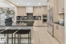 17519 7 Street, Edmonton, AB  - Indoor Photo Showing Kitchen With Stainless Steel Kitchen With Upgraded Kitchen 