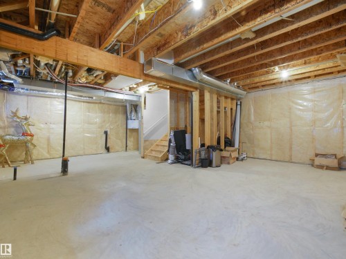 821 Morris Avenue, Leduc, AB - Indoor Photo Showing Basement