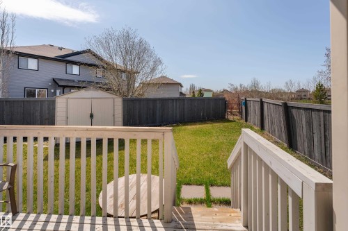 92 Calvert Wynd, Fort Saskatchewan, AB - Outdoor With Deck Patio Veranda