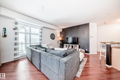 223 10407 122 Street, Edmonton, AB - Indoor Photo Showing Living Room