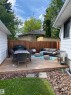 Expansive wood deck with a full privacy fence - 8239 93A Avenue, Edmonton, AB  - Outdoor With Deck Patio Veranda With Exterior 