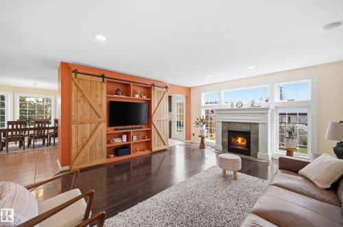 11503 10 Avenue, Edmonton, AB - Indoor Photo Showing Living Room With Fireplace