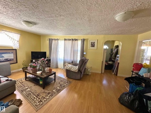 5035 49 Avenue, Vilna, AB - Indoor Photo Showing Living Room With Fireplace