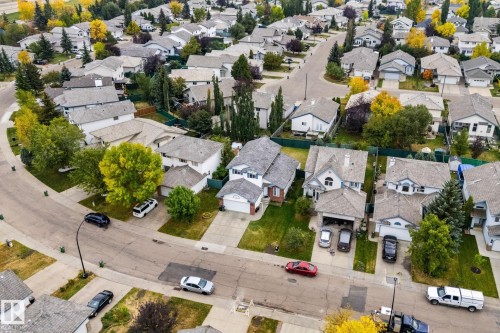 Residential neighborhood featuring mature trees and established homes - 362 Blackburn Drive E, Edmonton, AB - Outdoor With View