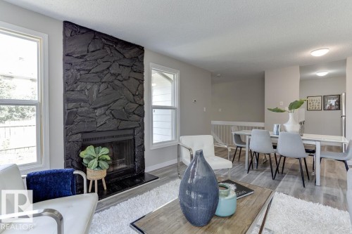 7032 Mill Woods Road, Edmonton, AB - Indoor With Fireplace