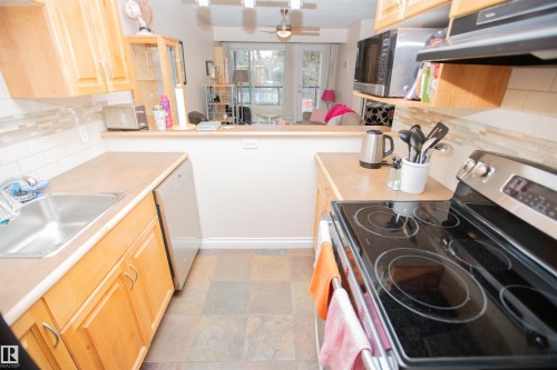 213 11033 127 Street, Edmonton, AB - Indoor Photo Showing Kitchen