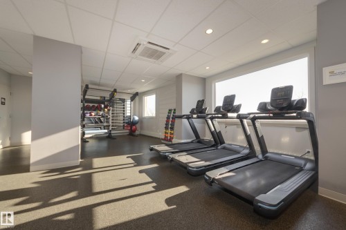 306 12121 Jasper Avenue, Edmonton, AB - Indoor Photo Showing Gym Room