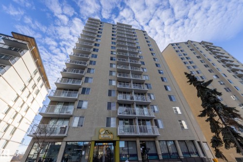 306 12121 Jasper Avenue, Edmonton, AB - Outdoor With Balcony With Facade