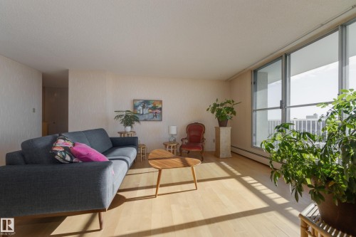 306 12121 Jasper Avenue, Edmonton, AB - Indoor Photo Showing Living Room