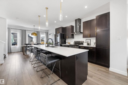 6437 177A Avenue, Edmonton, AB - Indoor Photo Showing Kitchen With Upgraded Kitchen