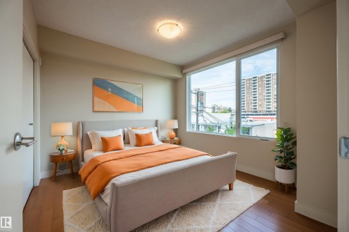 304 10046 117 Street, Edmonton, AB - Indoor Photo Showing Bedroom