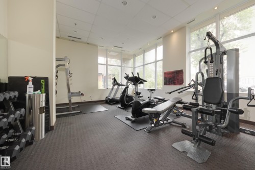 304 10046 117 Street, Edmonton, AB - Indoor Photo Showing Gym Room