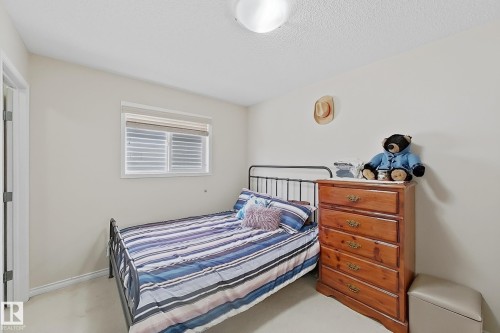 A room featuring light-colored walls and carpeted flooring - 3120 25 Avenue Nw, Edmonton, AB - Indoor Photo Showing Bedroom