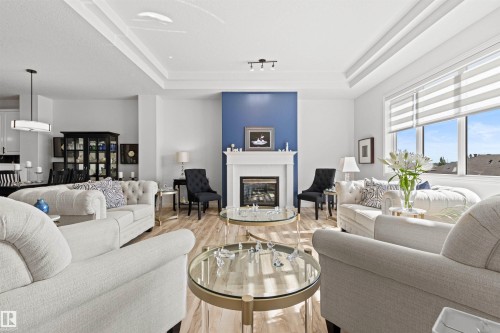 16 50 Oakridge Drive, St. Albert, AB - Indoor Photo Showing Living Room With Fireplace