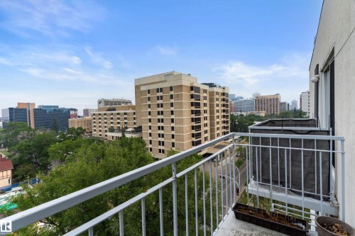 905 9940 112 Street, Edmonton, AB - Outdoor With Balcony